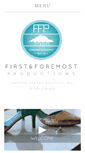 Mobile Screenshot of firstandforemostproductions.com